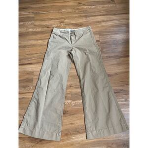 Ralph Luaren Polo Jeans Company Womens Large Khaki Pants High Rise Boot